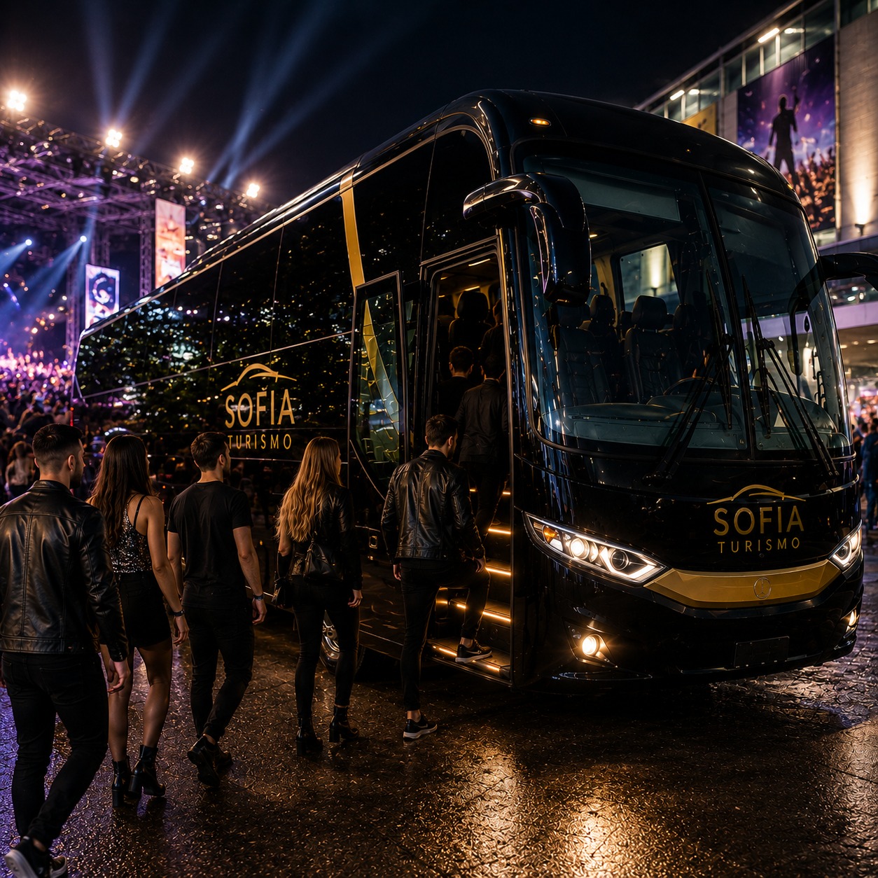 Transporte para shows e eventos